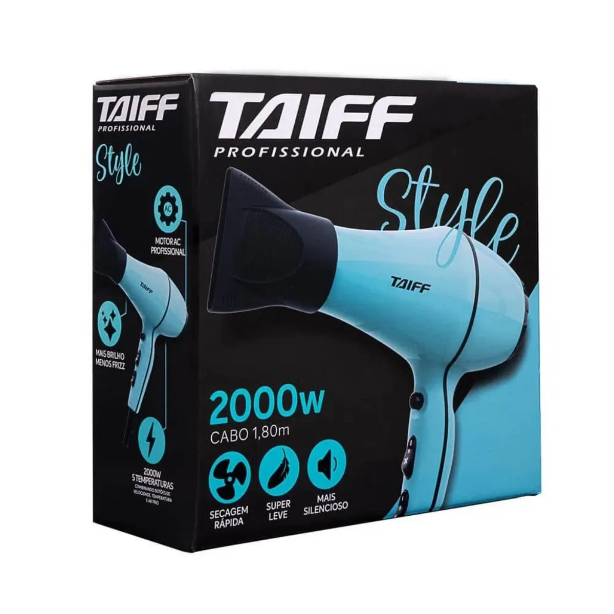 Secador de Cabelo Taiff Style Tiffany 2000W 220V