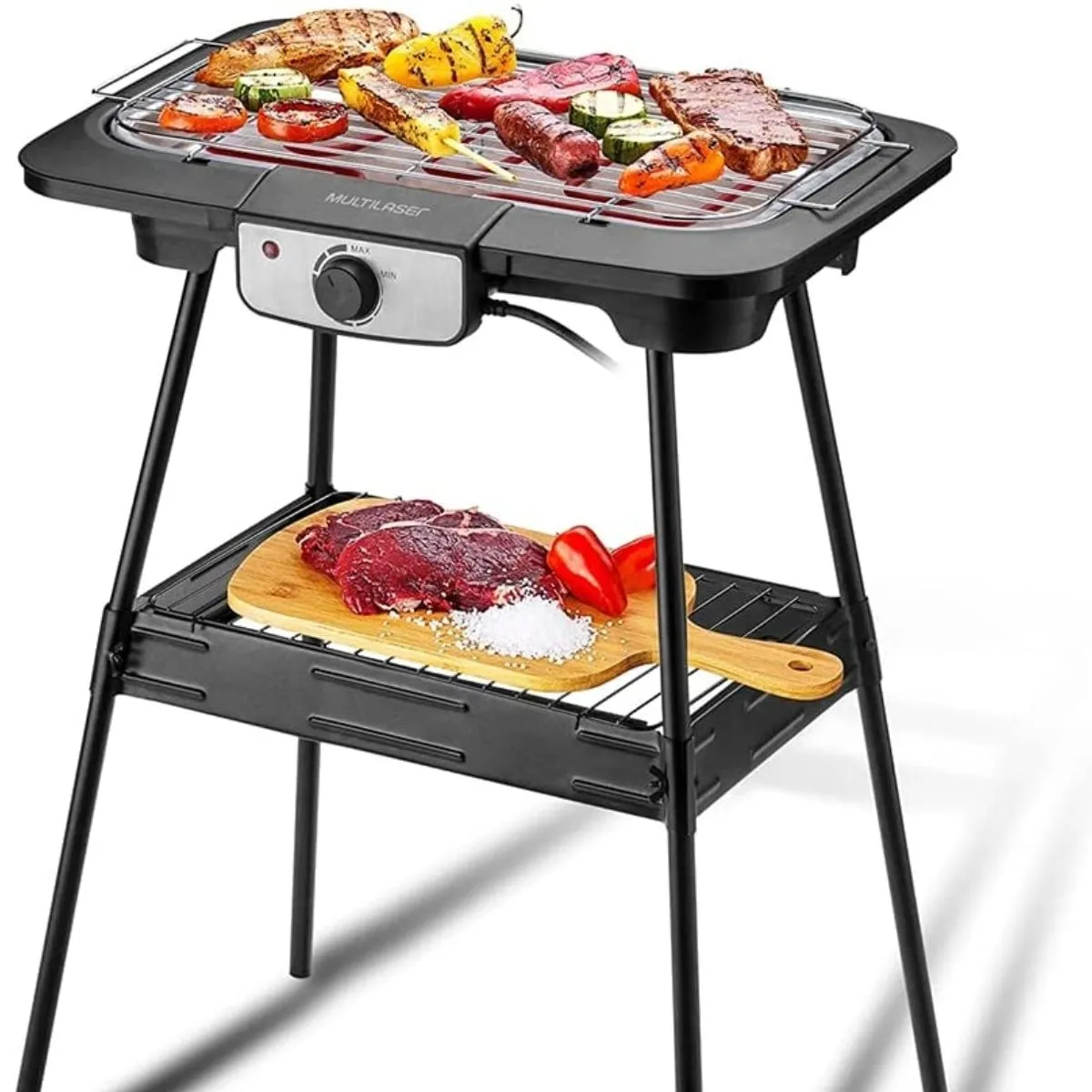 Churrasqueira Elétrica com Pedestal Gourmet 220v 1800w - CE134