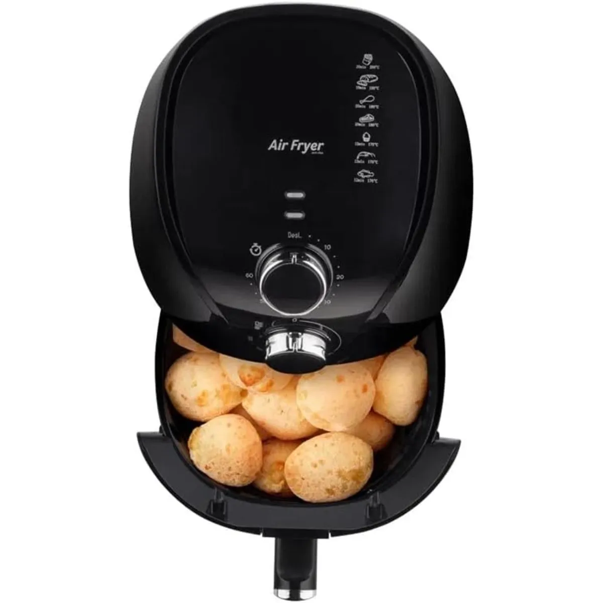 Fritadeira Elétrica Air Fryer 4L Black Multi 1500W 220V CE222
