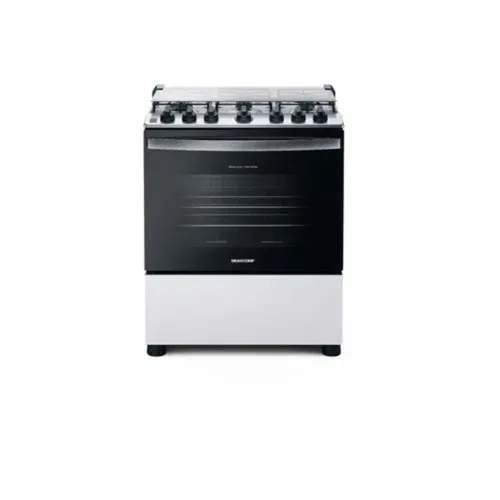 Fogão 6 Bocas Brastemp Branco Bivolt BFS6NCB