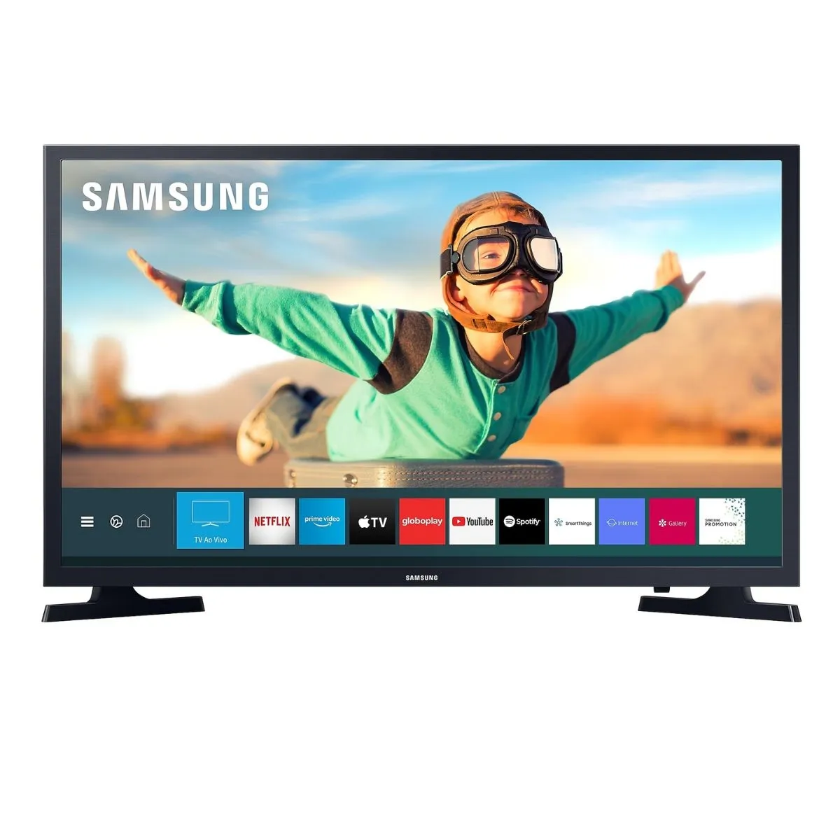 Smart TV 32 Samsung HD LED UN32T4300AGXZD HDR Tizen WI-FI Tela Dolby Digital Plus HDMI e USB