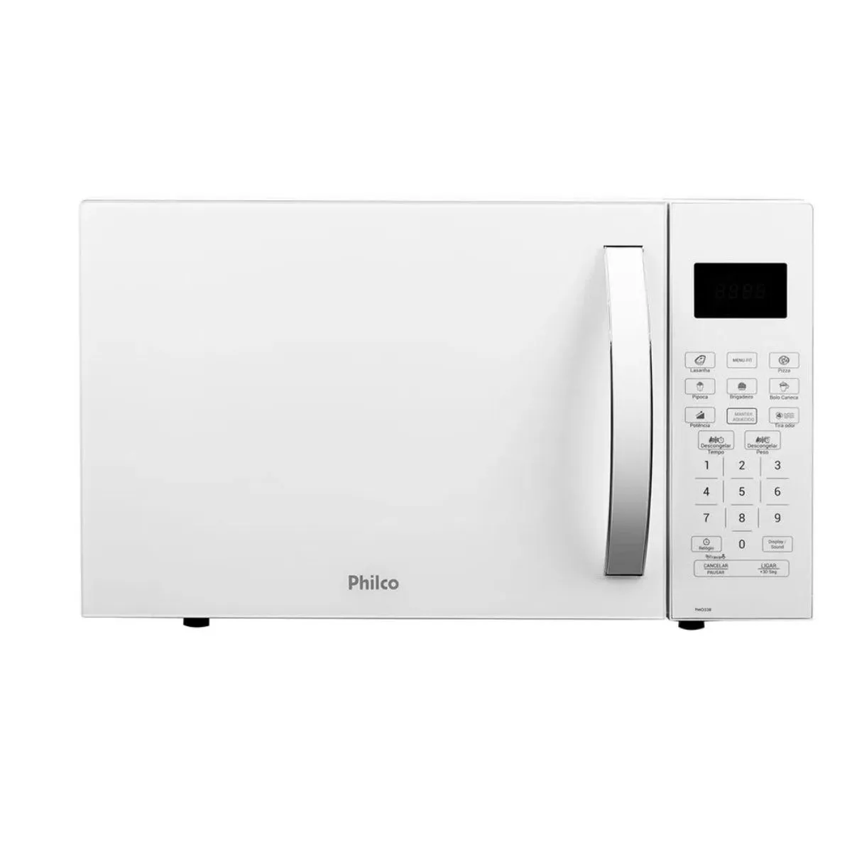 Micro-Ondas Philco 20L Branco PMO23BB Multifunções Limpa Fácil 1100W