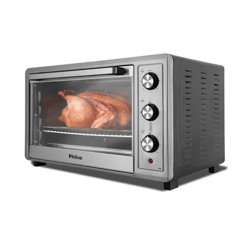 Forno Elétrico de Bancada 70L Philco PFE70IR Rotisserie Aço Inox 2200W 220V