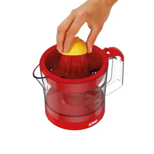 Espremedor de Frutas Arno Suco Express 40w 750ml Vermelho CP32 ZP2025B2 220V