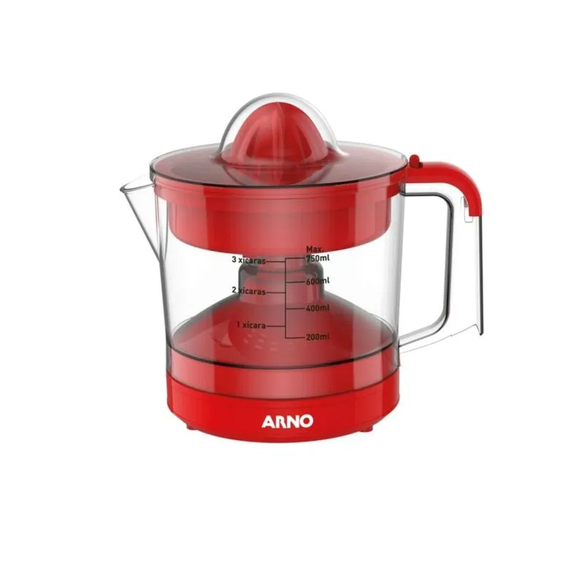 Espremedor de Frutas Arno Suco Express 40w 750ml Vermelho CP32 ZP2025B2 220V