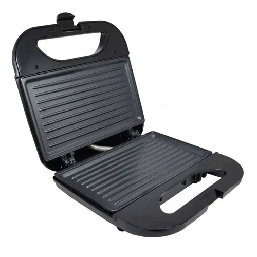 Grill e Sanduicheira Elétrica Amvox 750w AMS 370 Black 220V