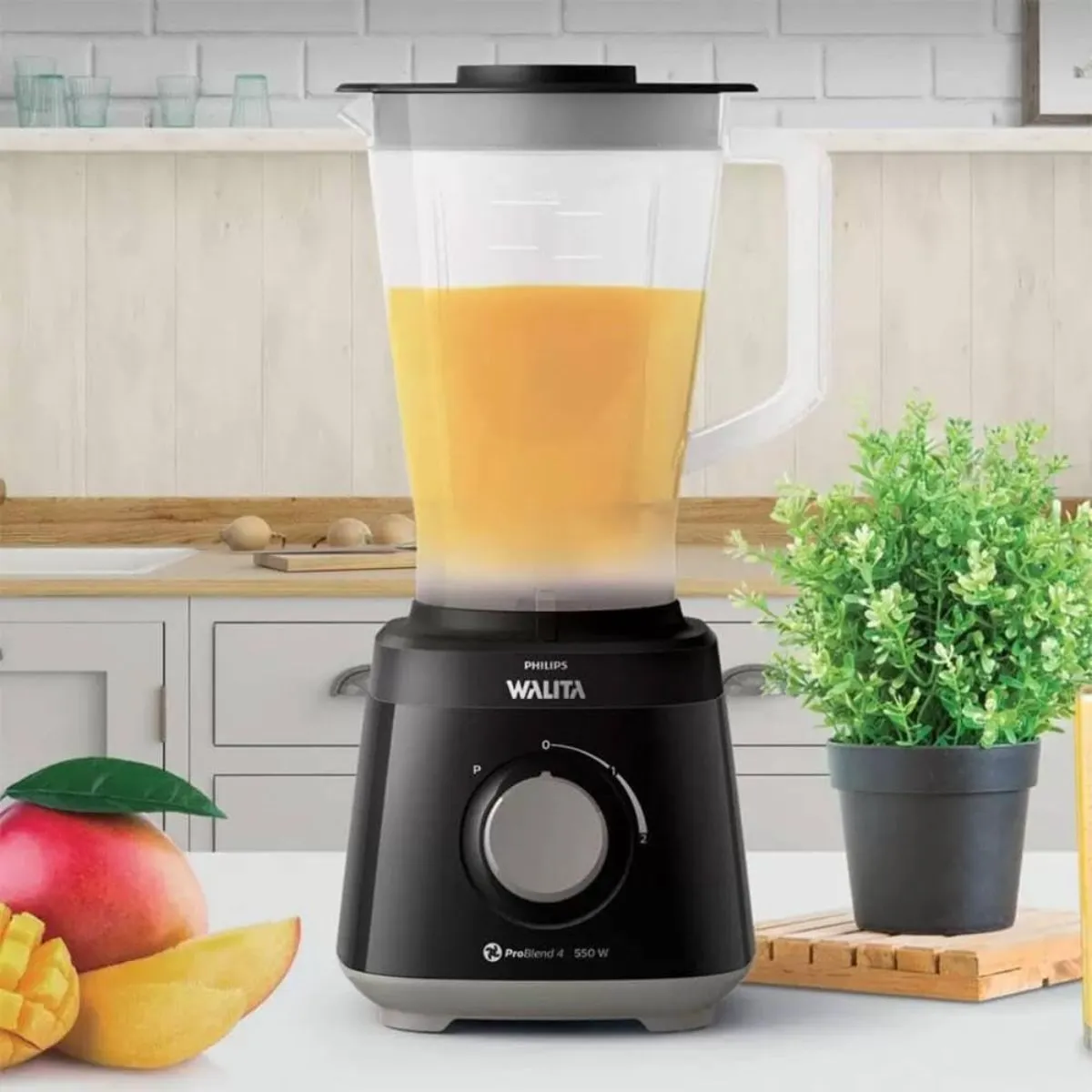 Liquidificador Philips Walita Daily RI2110 Preto 2 Velocidades 550W