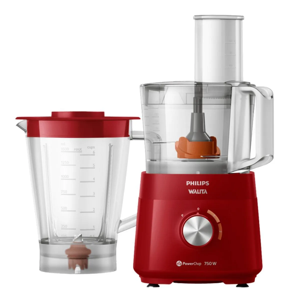Processador de Alimentos Viva Power Chop Philips Walita RI7302 750W Vermelho 220V