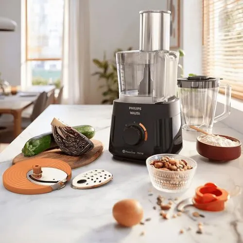 Processador de Alimentos Viva Power Chop Philips Walita RI7301/90 750W Preto 220V