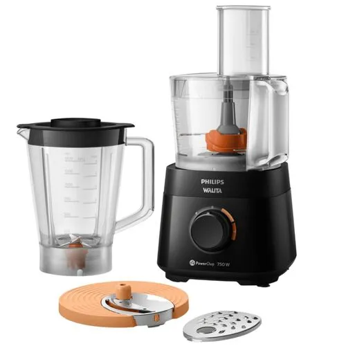 Processador de Alimentos Viva Power Chop Philips Walita RI7301/90 750W Preto 220V
