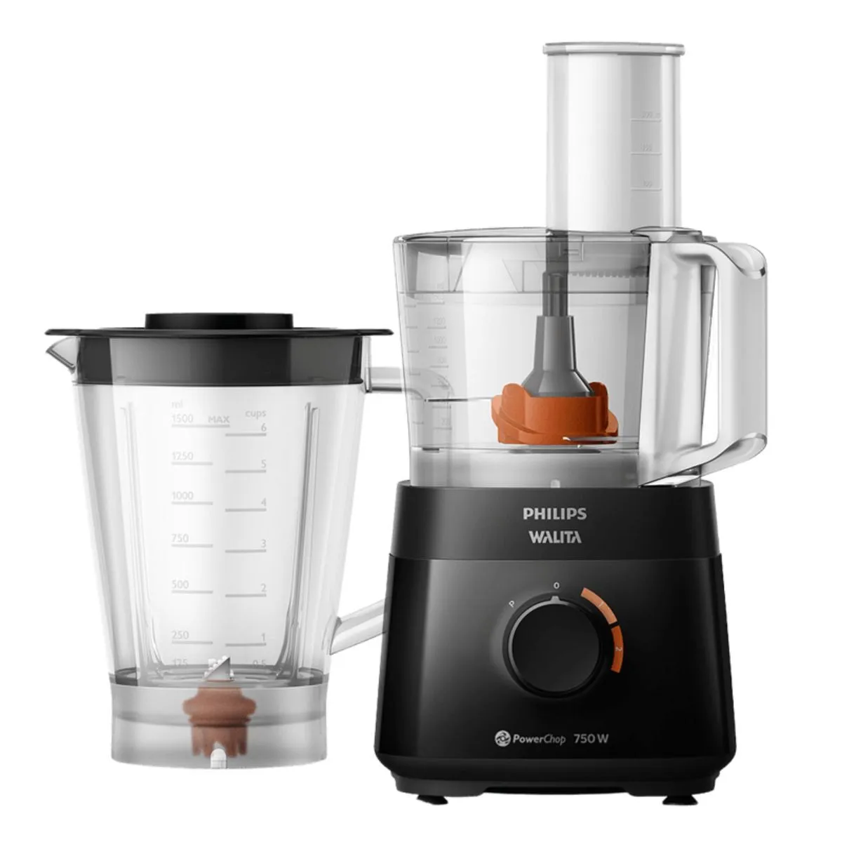 Processador de Alimentos Viva Power Chop Philips Walita RI7301/90 750W Preto 220V