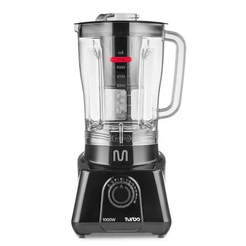 Liquidificador Multi Turbo 1000w 2,6 Litros 8 Velocidades Preto LQ1002 220v
