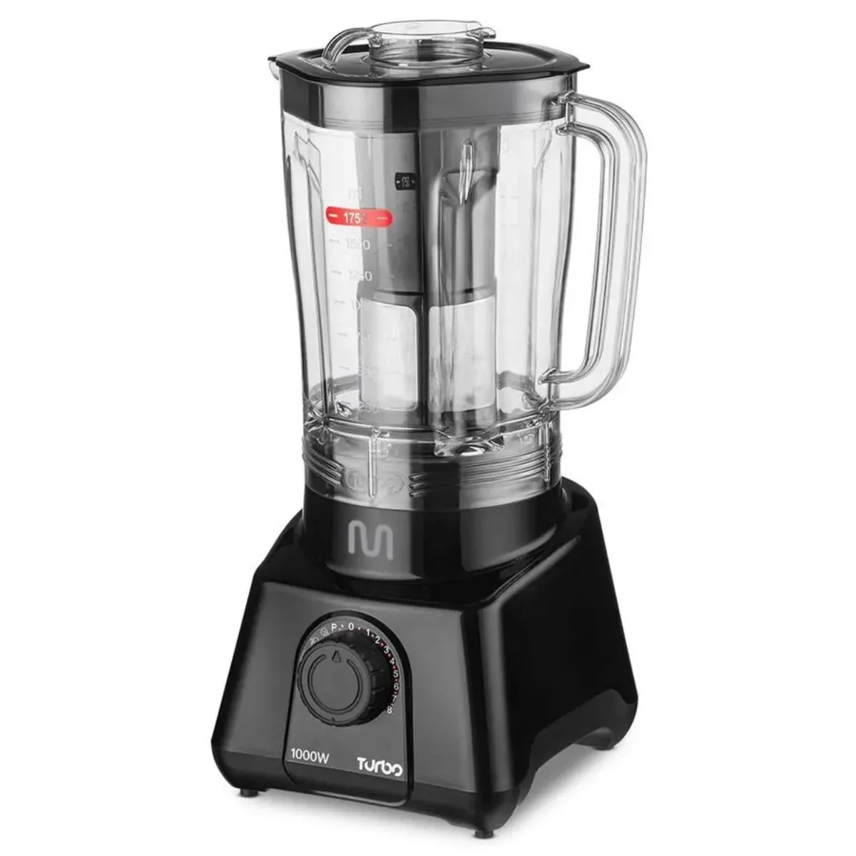 Liquidificador Multi Turbo 1000w 2,6 Litros 8 Velocidades Preto LQ1002 220v