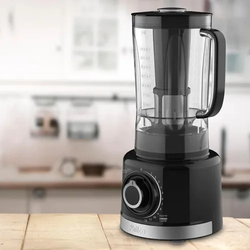 Liquidificador Philco Turbo Pro Maxxi 6 PLQ1550P 3L 12 Velocidades Preto 220V