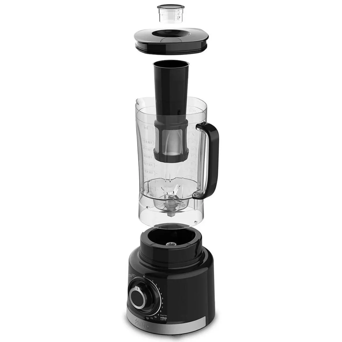 Liquidificador Philco Turbo Pro Maxxi 6 PLQ1550P 3L 12 Velocidades Preto 220V