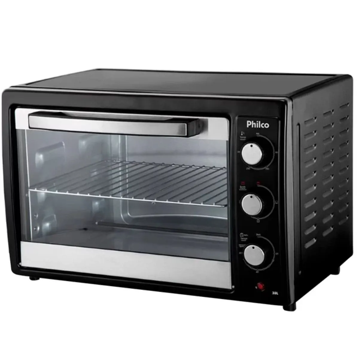 Forno Elétrico de Bancada 38L Philco PFE42P 1500W Preto com Prata 220V