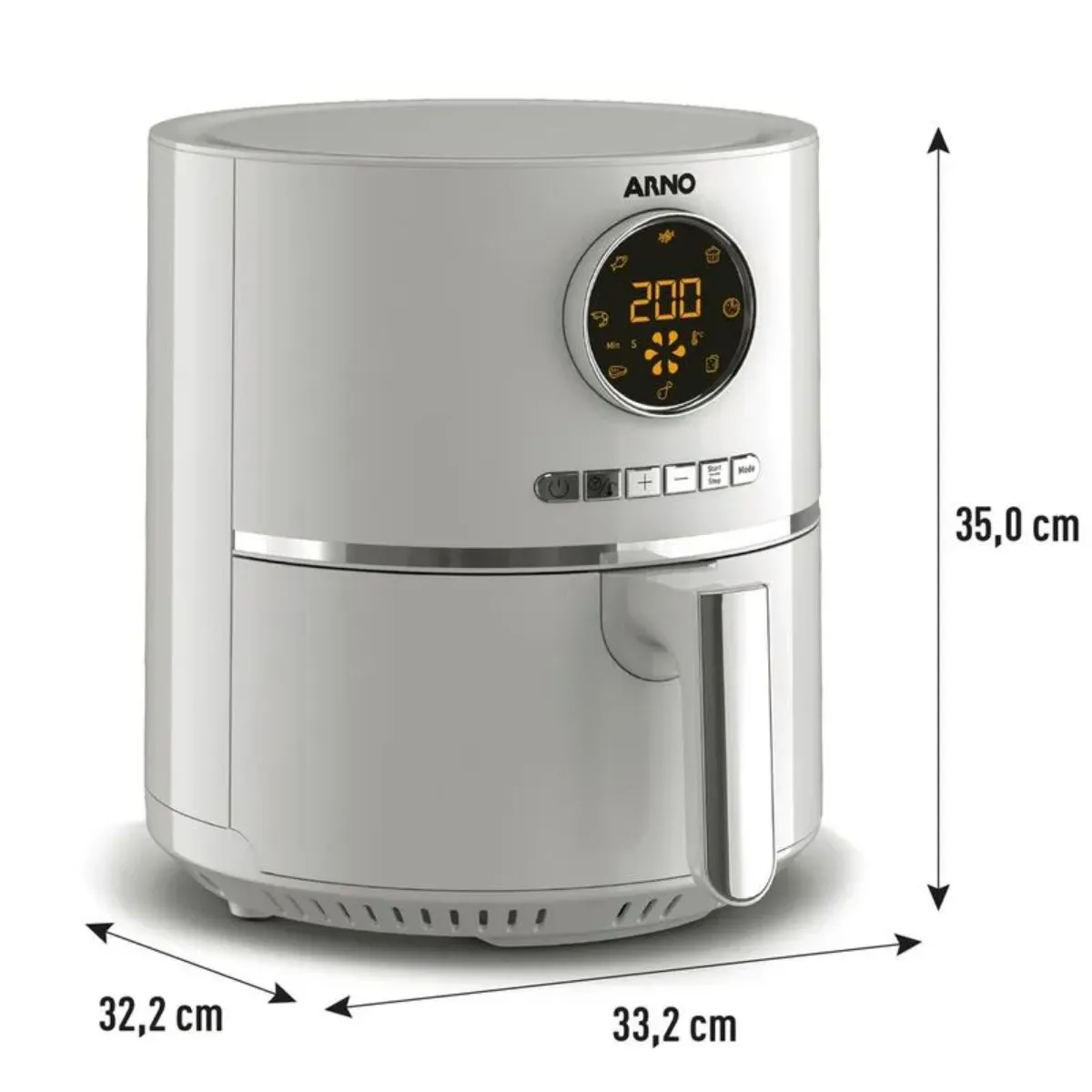 Fritadeira Elétrica Air Fryer Arno Ultra 4,2 Litros 220V Marfim UFRY EY1111B2