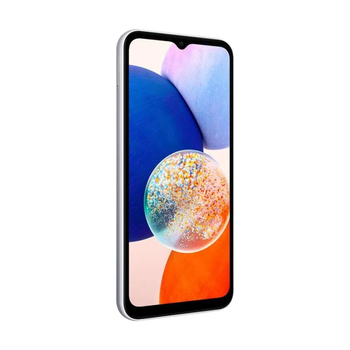 Smartphone Galaxy A14 5G 128GB Prata Tela Infinita Câmera Tripla 50MP+5MP+2MP + Selfie 13MP Samsung
