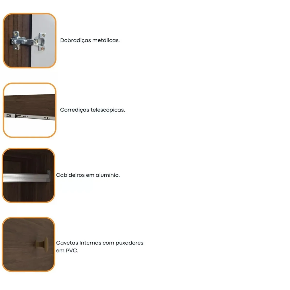 Guarda-Roupa Casal Olimpo Com Espelho 6 portas 3 Gavetas e Pés Cacau/Off White