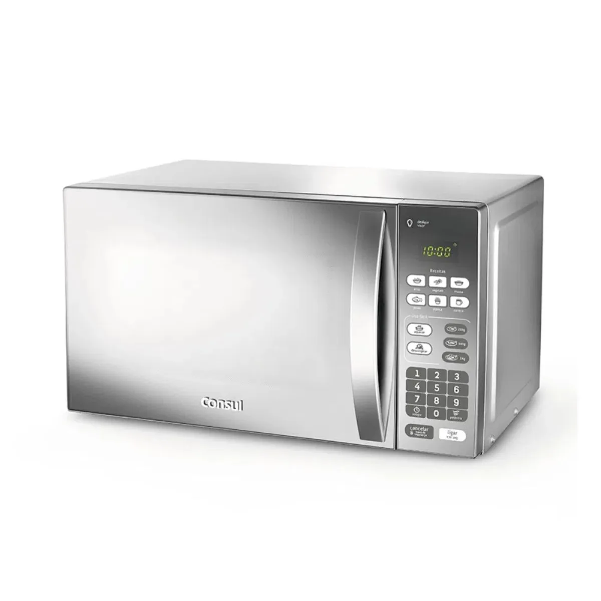 Micro-Ondas Consul 20L cor Inox Espelhado CM020BF com Função Descongelar 220V