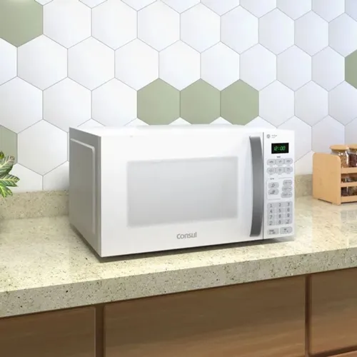 Micro-Ondas Consul 20L Branco CMA20BB com Função Descongelar 220V