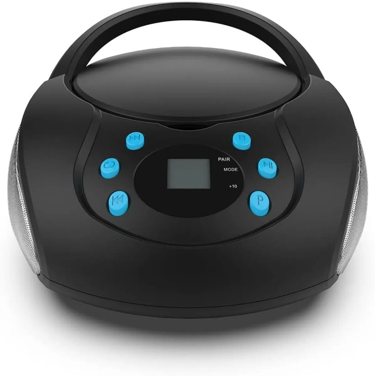 Caixa de Som Rádio Boombox Multilaser SP345 Bluetooth Auxiliar USB FM CD 8W RMS Preto Bivolt