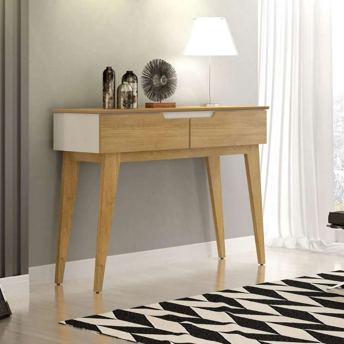 Aparador 2 Portas Belíssima Cinamomo/off White Valdemóveis