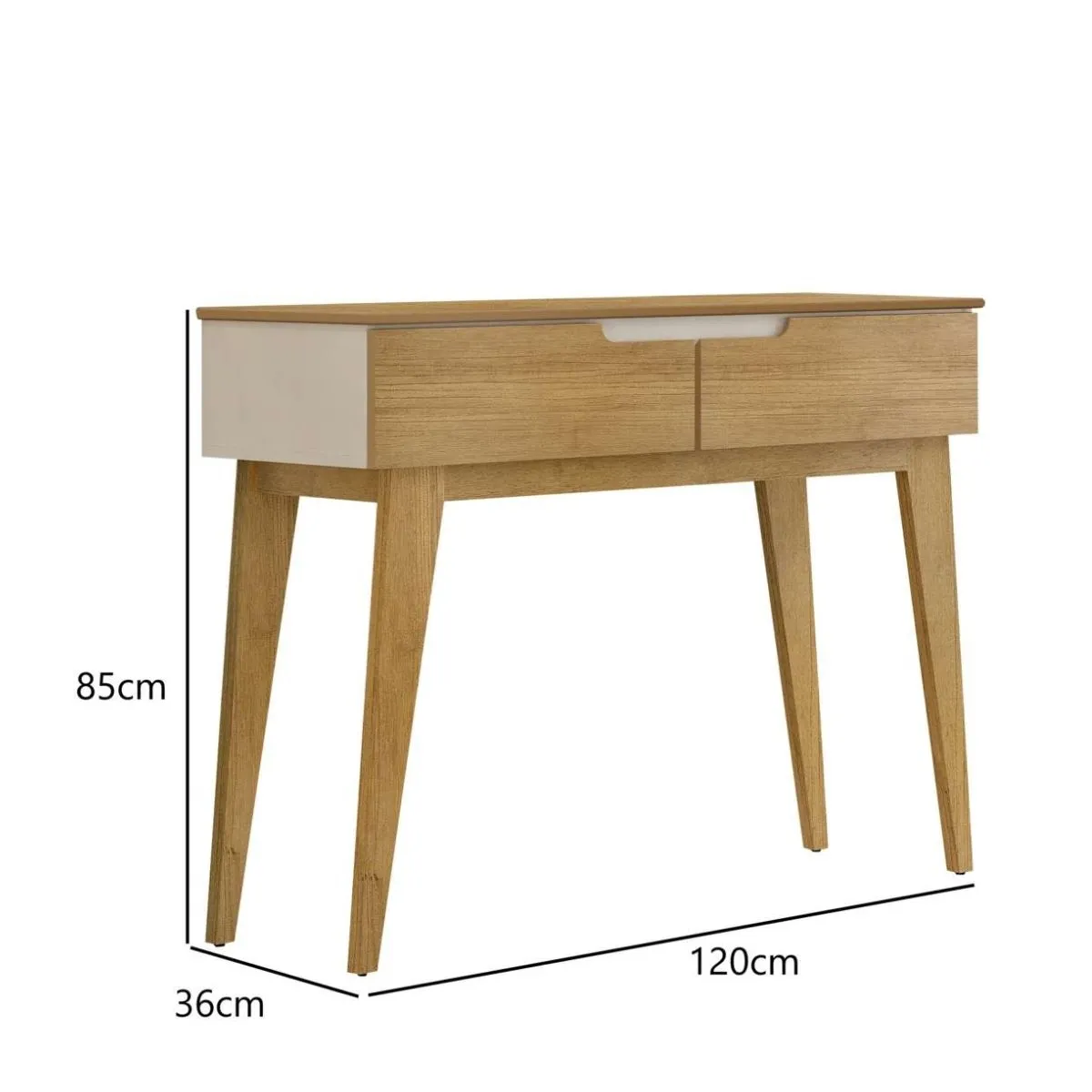 Aparador 2 Portas Belíssima Cinamomo/off White Valdemóveis