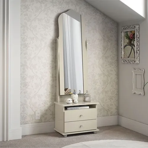 Toucador 2 Gavetas com Espelho Magic New Off White Patrimar