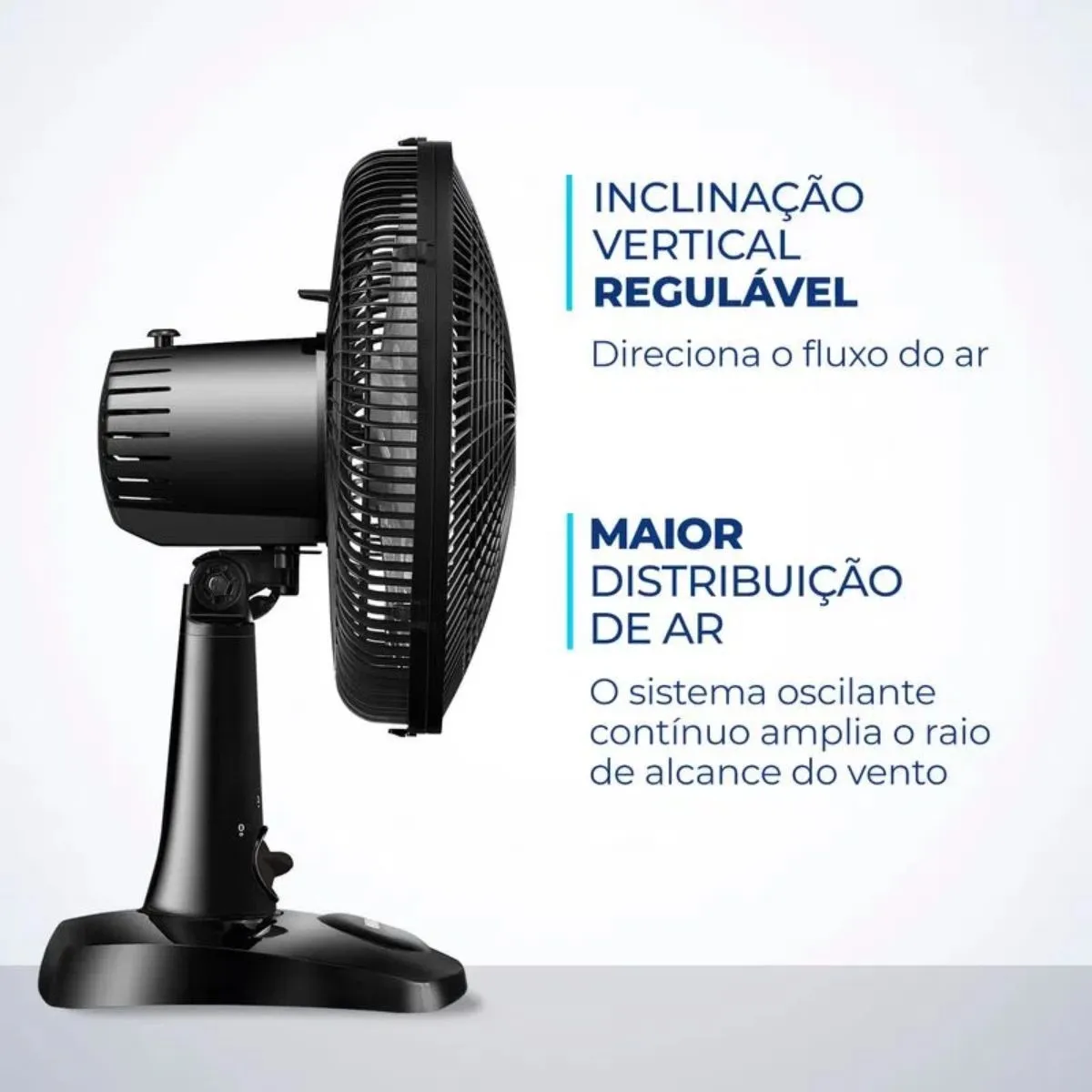 Ventilador de Mesa Super Power VSP-30-B 30cm Mondial 6 Pás 3 Velocidades Preto