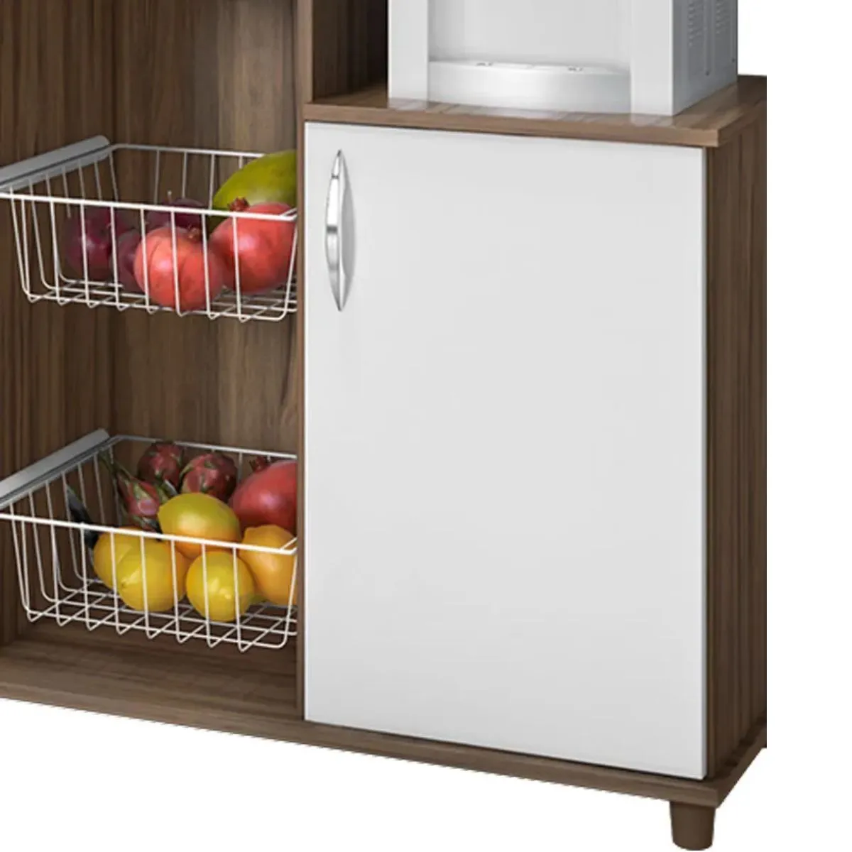 Fruteira Diva Referência 224 New Nogal Trend/Branco