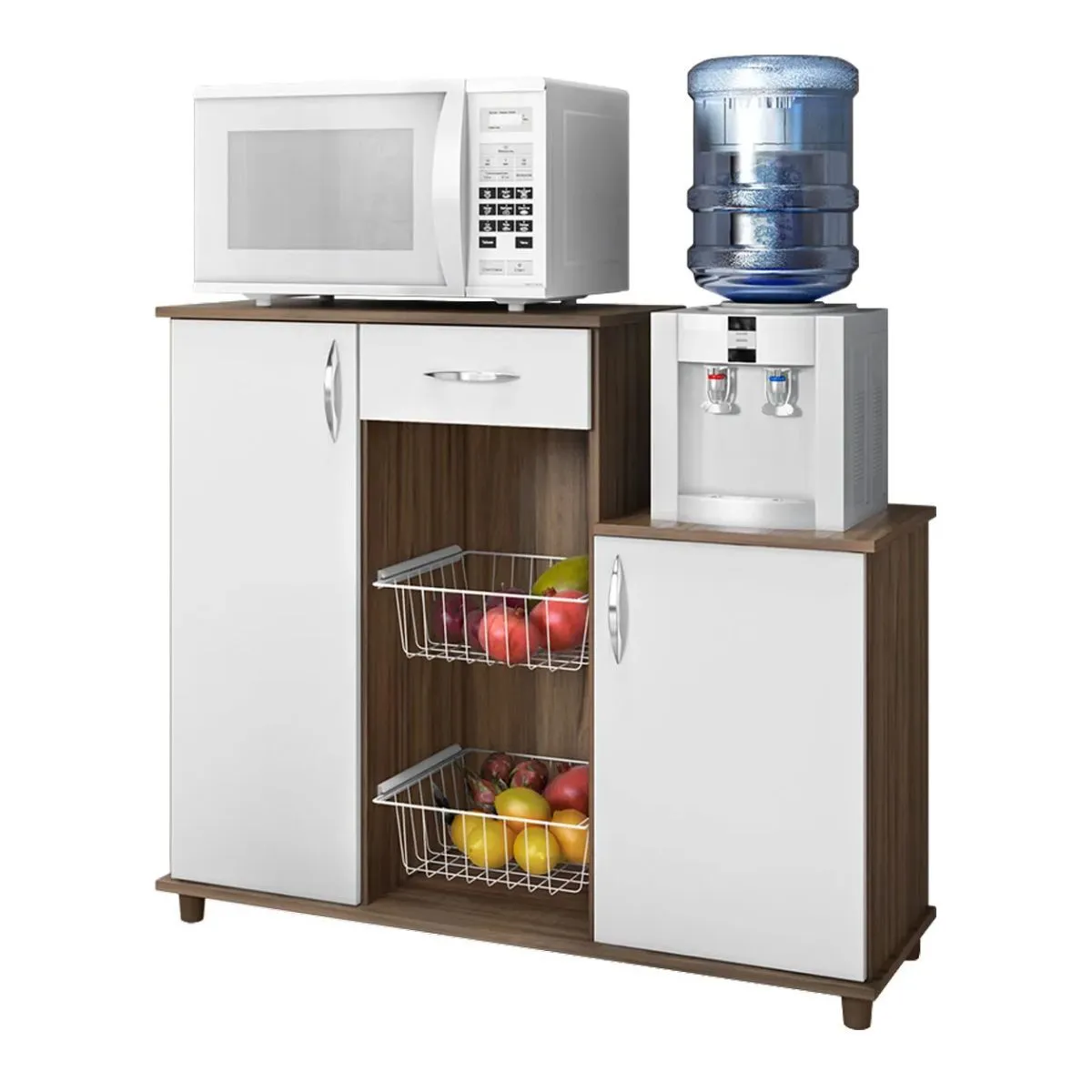 Fruteira Diva Referência 224 New Nogal Trend/Branco