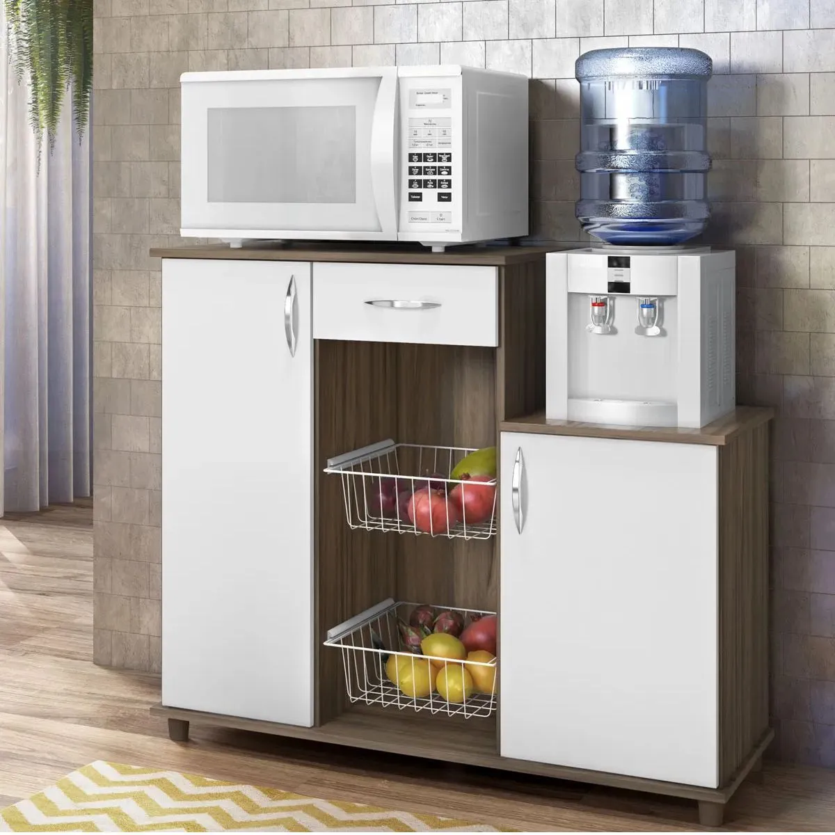 Fruteira Diva Referência 224 New Nogal Trend/Branco