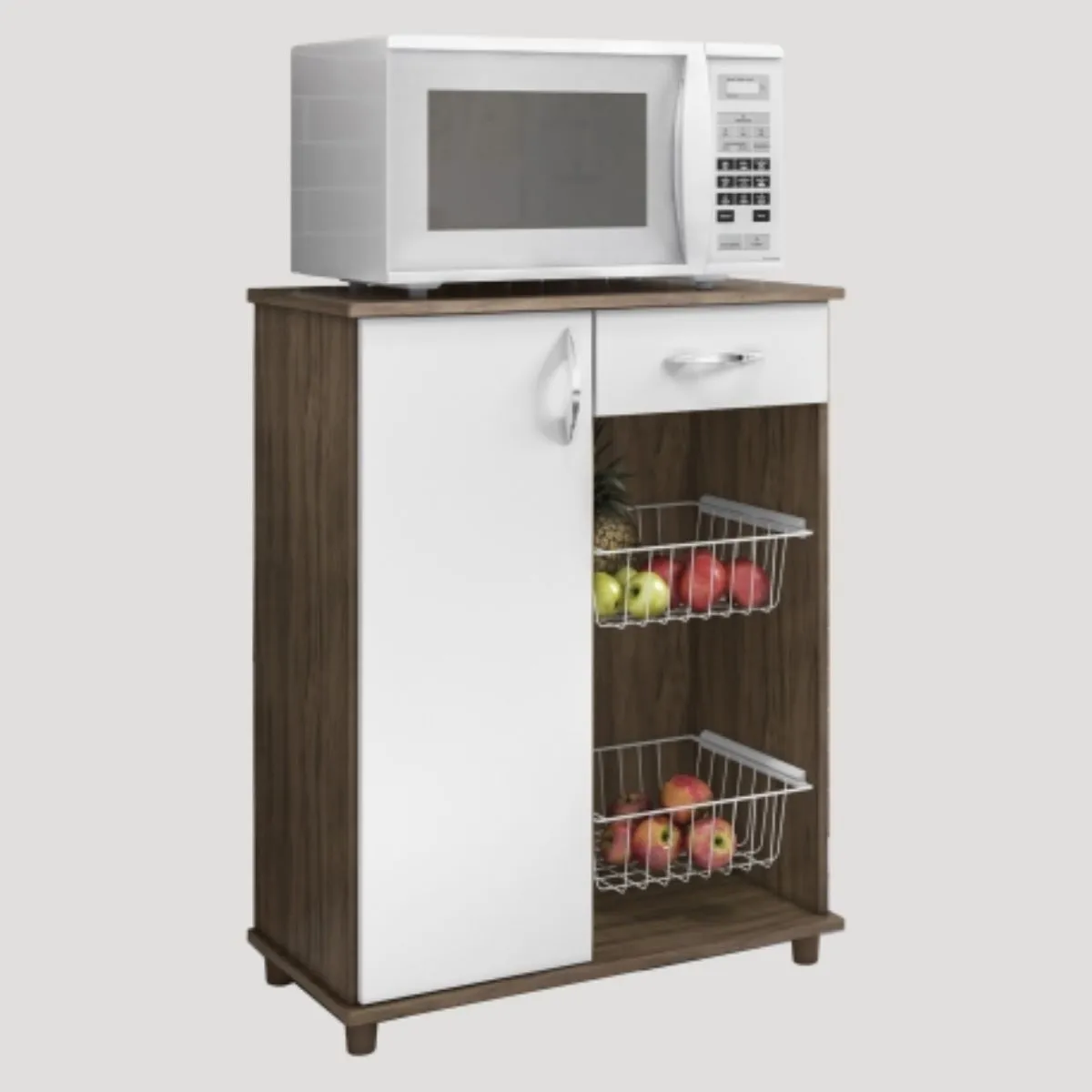 Fruteira Belize New Referência 224 New Nogal Trend/Branco - Notável