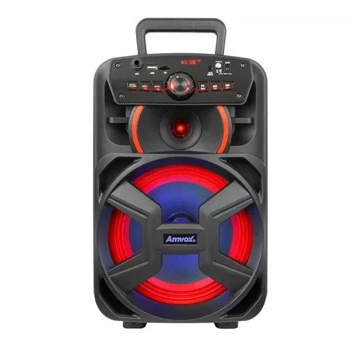 Caixa de Som Amplificada Amvox ACA 221 200W Bluetooth USB Microsd Aux Bivolt Gigante II