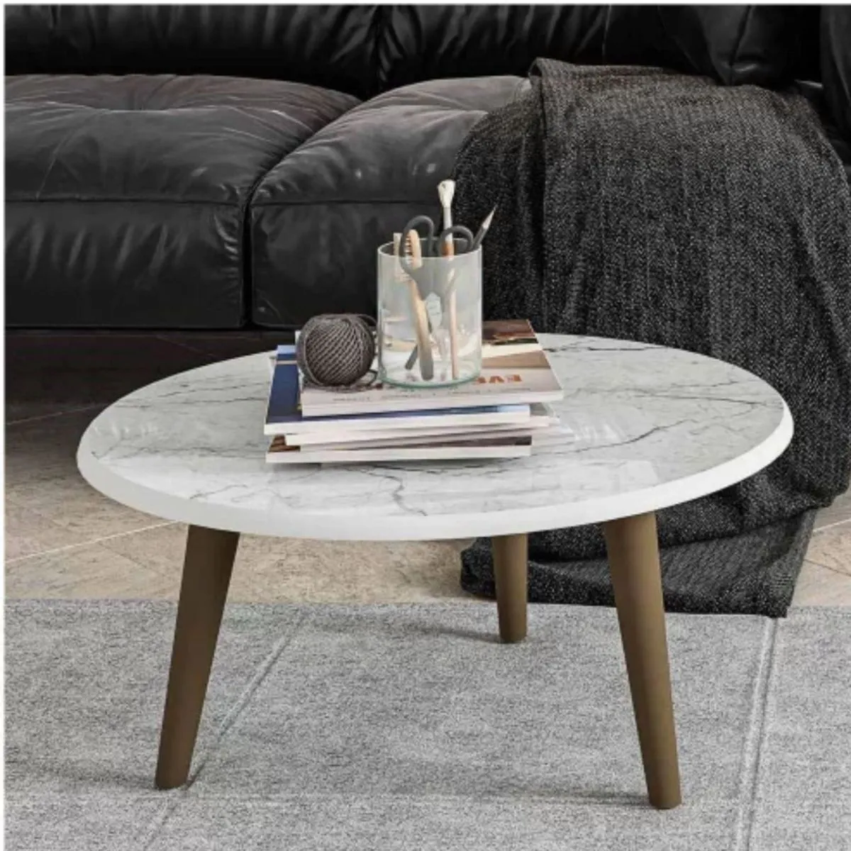 Mesa de Centro Brilhante Carrara