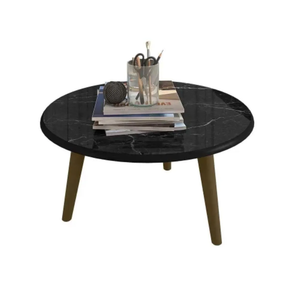 Mesa de Centro Brilhante Nero