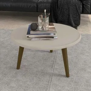 Mesa de Centro Brilhante Off White