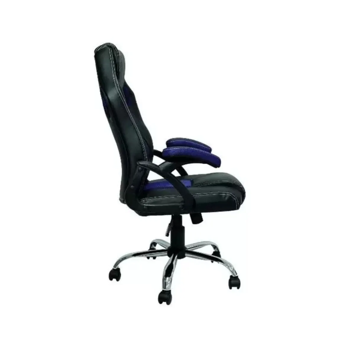 Cadeira Gamer Azul Best-G500 em Couro Sintético PU