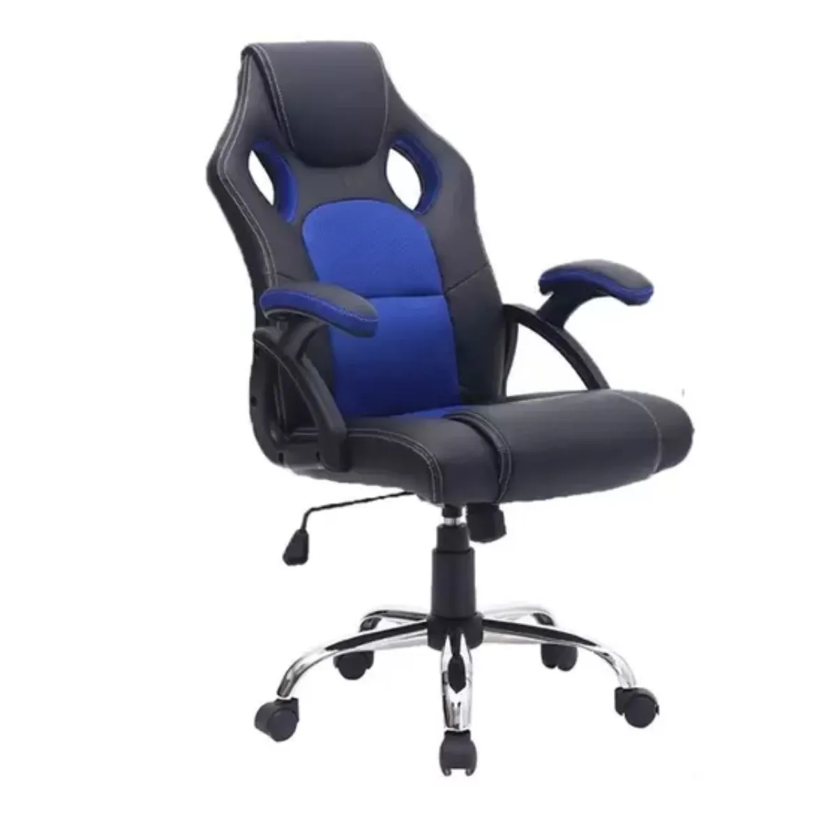 Cadeira Gamer Azul Best-G500 em Couro Sintético PU