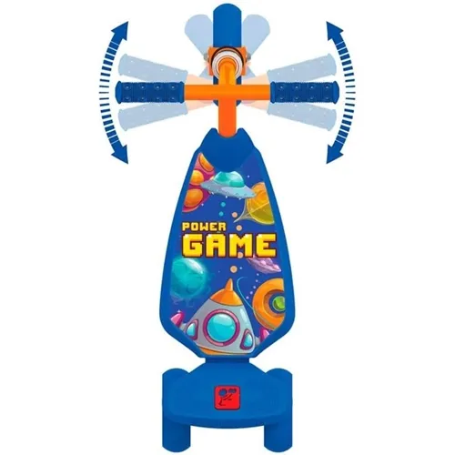 Patinete Infantil Power Game Azul com Freio e 3 Rodas Bandeirante