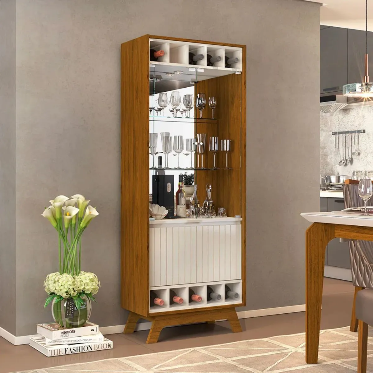 Cristaleira Graça Freijó/Off White