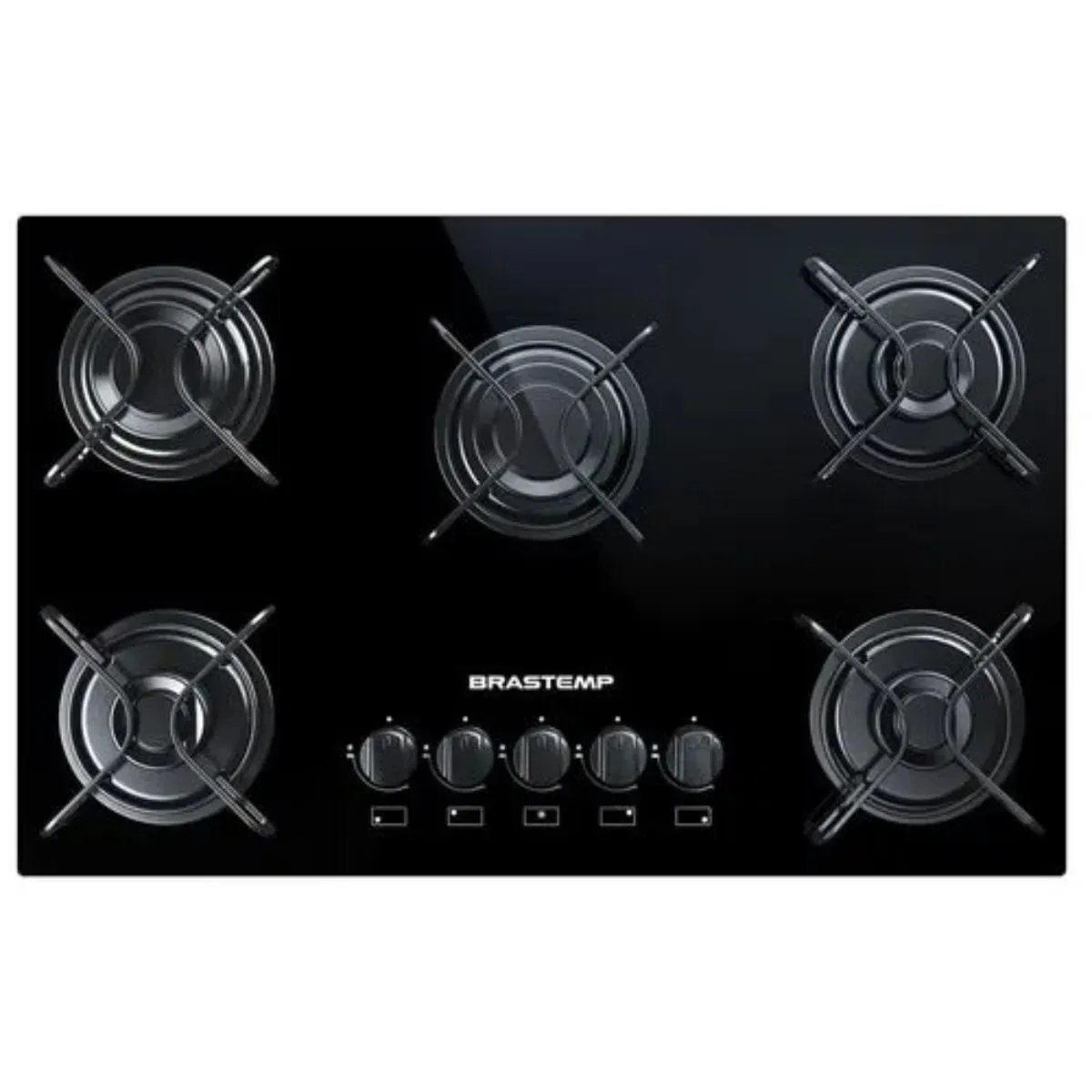 Cooktop 5 Bocas Brastemp com Acendimento Automático Bivolt BDD75AE