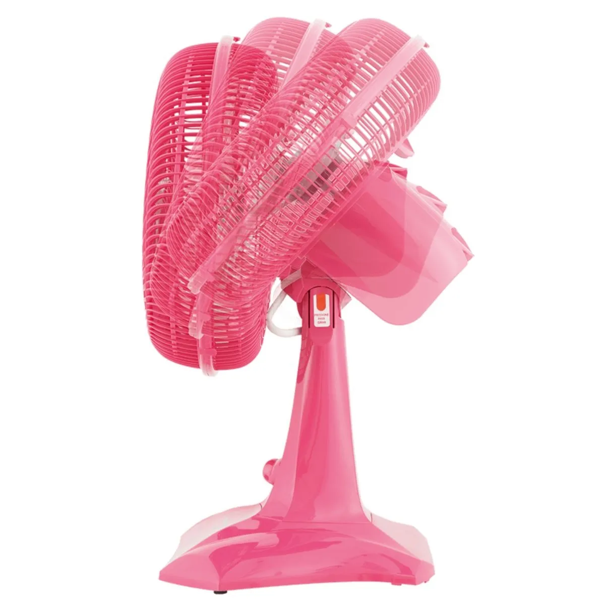 Ventilador de Mesa Protect Six 30CM Britânia Rosa 3 velocidades 6 pás 55W 220v