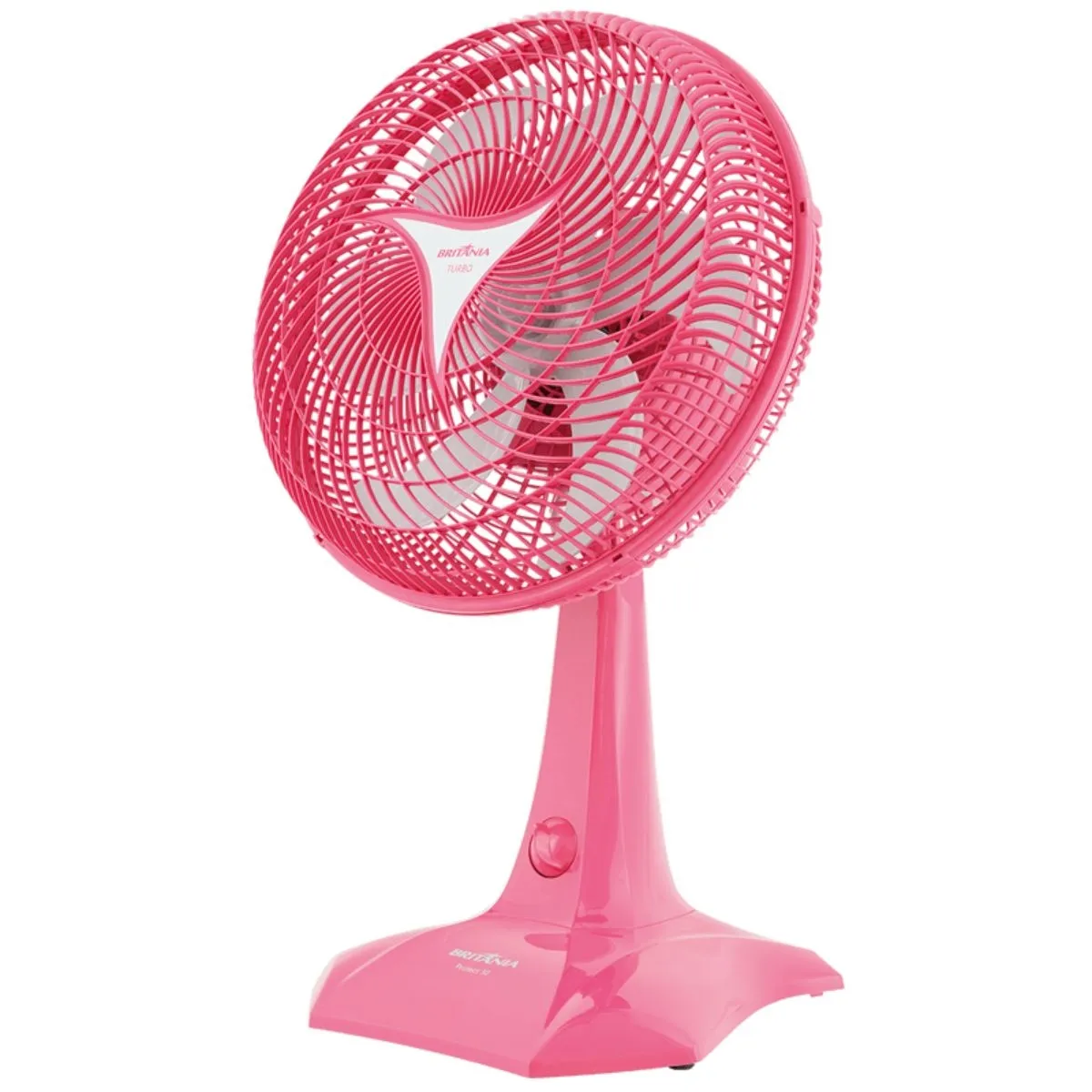 Ventilador de Mesa Protect Six 30CM Britânia Rosa 3 velocidades 6 pás 55W 220v