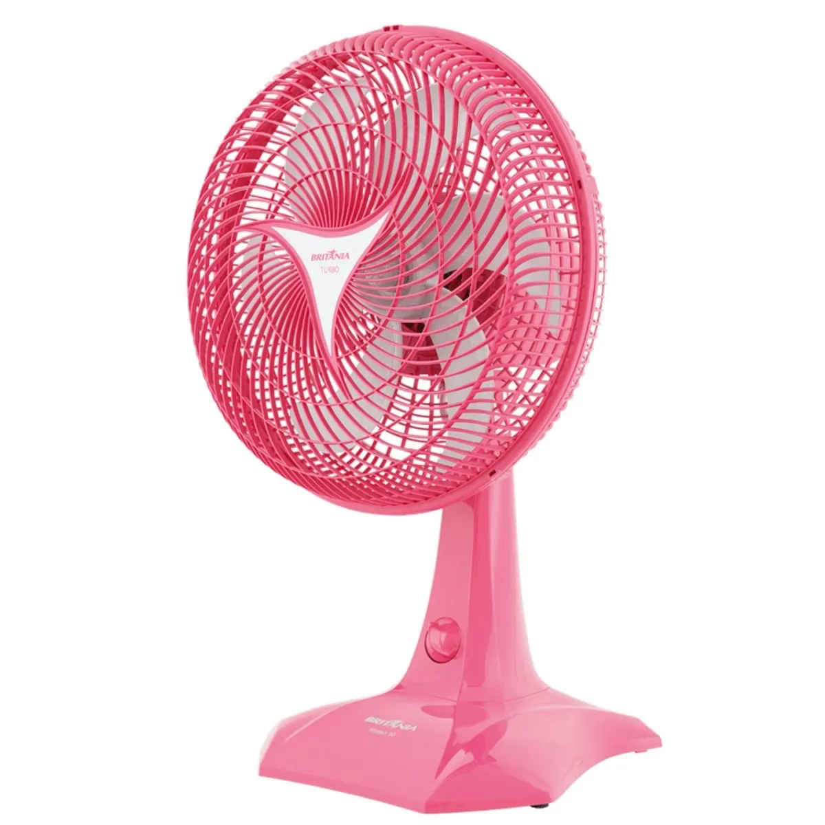 Ventilador de Mesa Protect Six 30CM Britânia Rosa 3 velocidades 6 pás 55W 220v