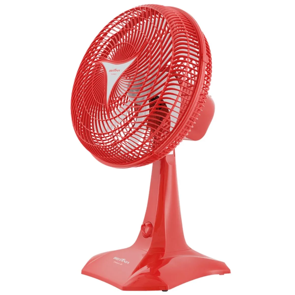 Ventilador de Mesa Protect Six 30CM Britânia Vermelho 3 velocidades 6 pás 55W 220v