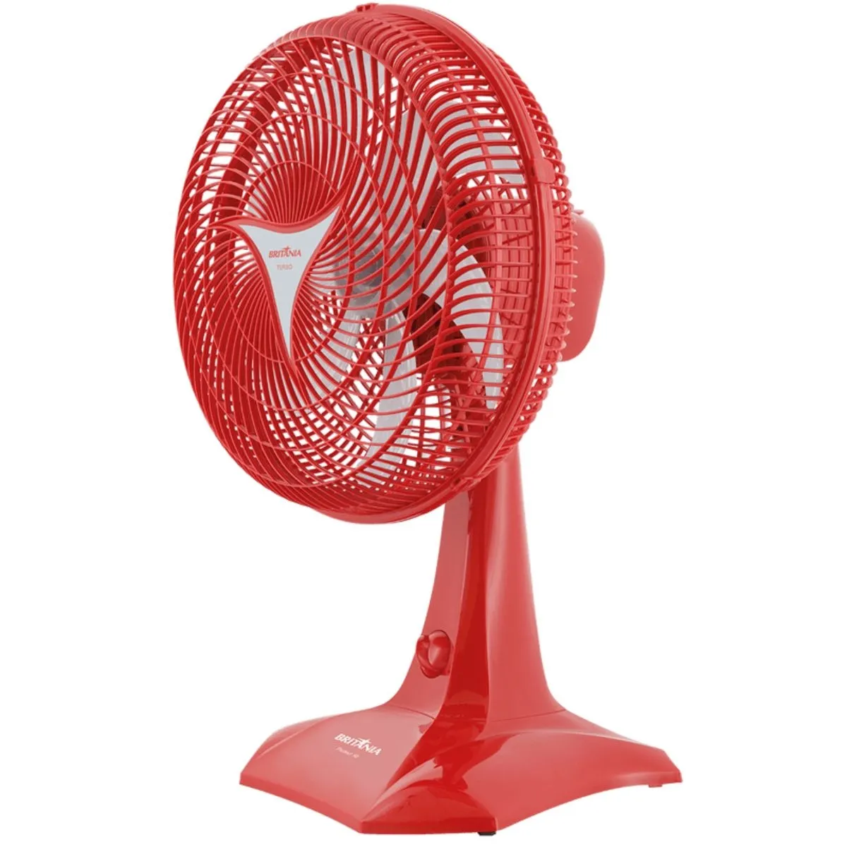 Ventilador de Mesa Protect Six 30CM Britânia Vermelho 3 velocidades 6 pás 55W 220v