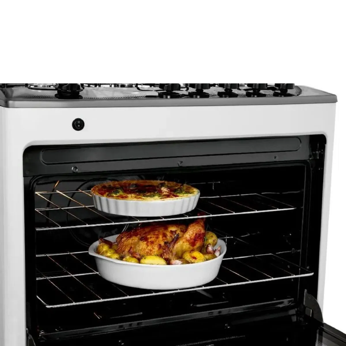 Fogão 6 Bocas Consul Branco Bivolt CFS6NA