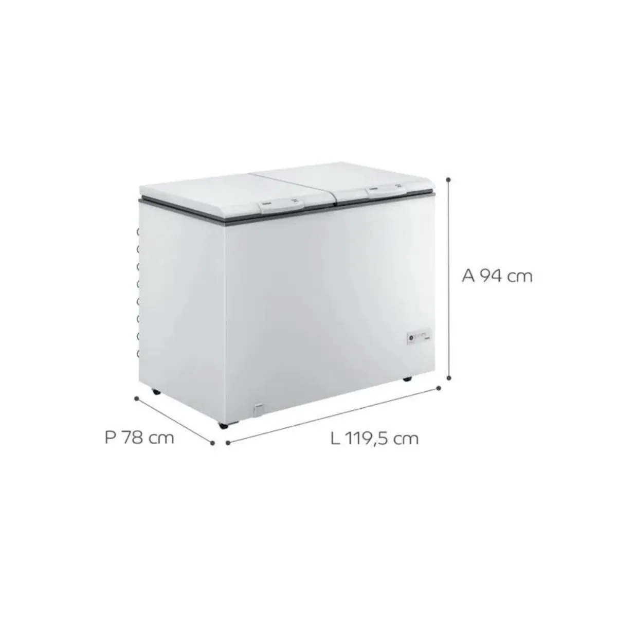 Freezer Horizontal 2 Portas 414 Litros Consul 220V Branco CHB42FB